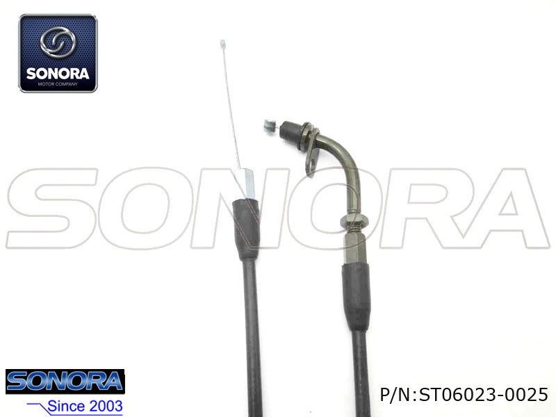 Longjia Scooter JL50QT-2L Conjunto de cable del acelerador (P / N: ST06023-0025) Calidad superior