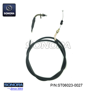 Benzhou Scooter YY125T-6 Cable del acelerador (P / N: ST06023-0027) Calidad superior