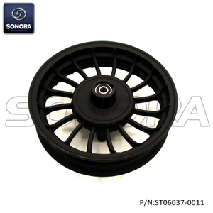 ZNEN Pieza de repuesto ZN50QT-30A Rueda delantera-Matt Black (P / N: ST06037-00011) Calidad superior
