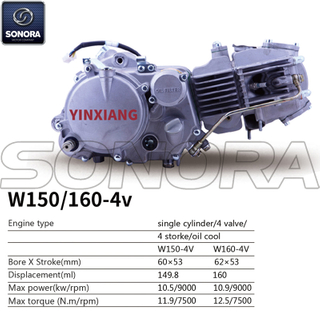 Yinxiang Engine W150-4v KIT DE CARROCERÍA PIEZAS DE MOTOR PIEZAS DE REPUESTO COMPLETAS PIEZAS DE REPUESTO ORIGINALES