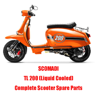 SCOMADI TL200 Piezas de motor de scooter refrigerado por líquido Piezas de repuesto de scooter completo Calidad original