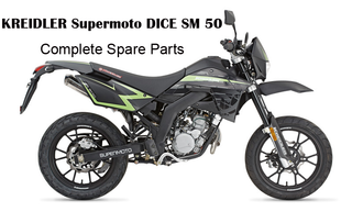 Kreidler Supermoto 50 DICE SM50 Recambios completos Calidad original